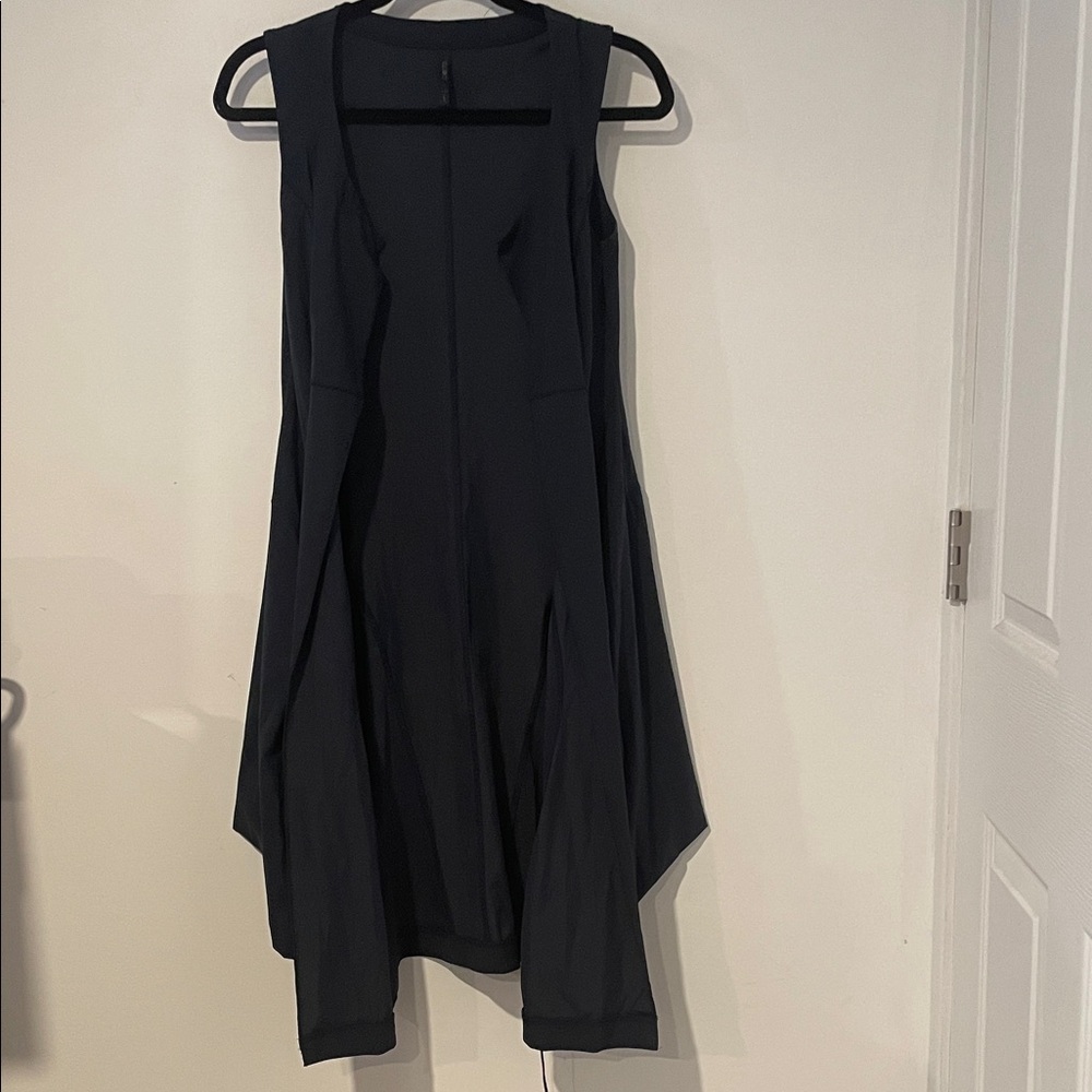 Porto of San Francisco Asymmetrical Navy Open Vest Sz 1